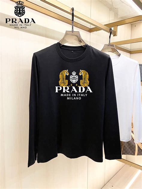 prada t shirt price|prada long sleeve t shirt.